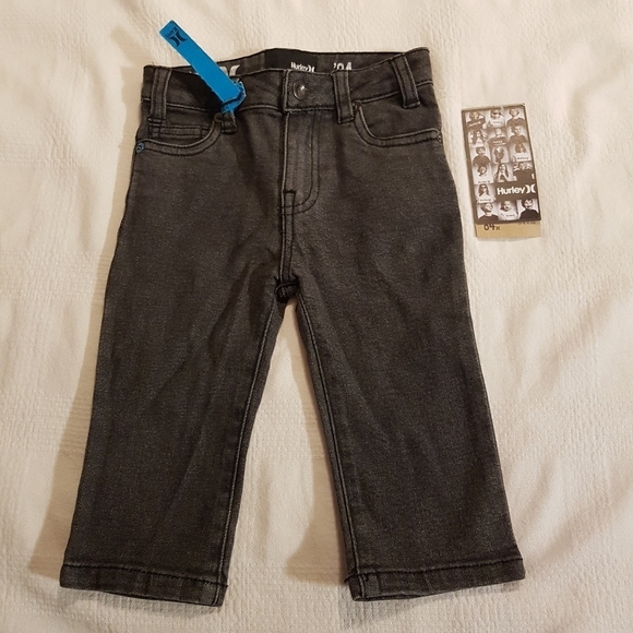 Hurley black wash boys 12 months jeans - Picture 1 of 4